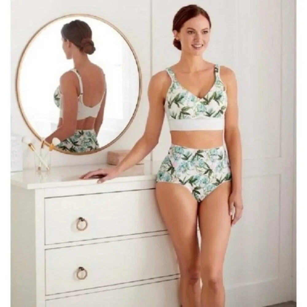 Rhonda Shear Molded Cup Bra with Mesh Back Set of Two X LARGE - Picture 6 of 10